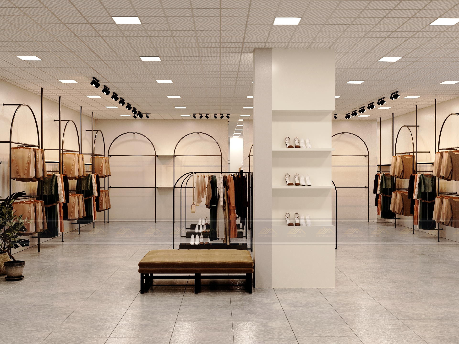 Thiết Kế Nội Thất Shop Quần Áo